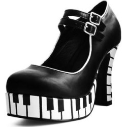 T.U.K. Shoes Womens Heels, Piano Platform Heel