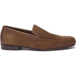 'tyne' Suede Loafers Men Shoes Loafers 'tyne' Suede Loafers - Brown - John Lobb Slip-Ons
