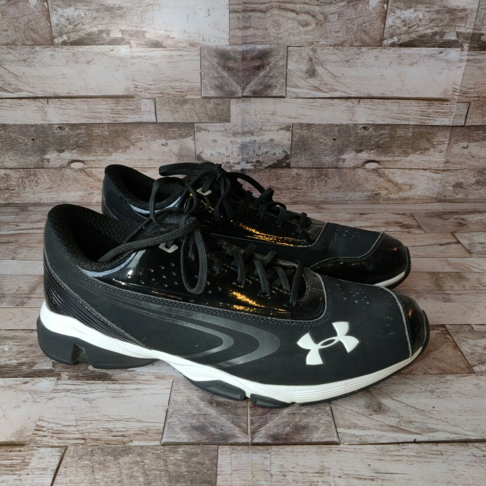 UNDER ARMOUR DCE Size 12.5 4D Foam Black Running Walking Shoes Sneakers 1235209