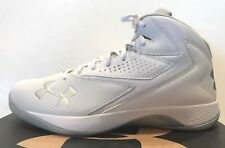 UNDER ARMOUR Lockdown Men's Basketball Shoes 1269281-102 NWD White