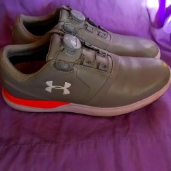 Under Armour Shoes | Golf Shoes Under Armour | Color: Gray/Orange | Size: 8.5