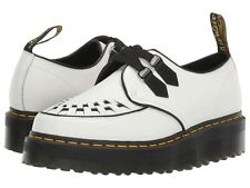 Unisex Shoes Dr. Martens SIDNEY Quad Creepers Leather Oxfords 24994101 WHITE