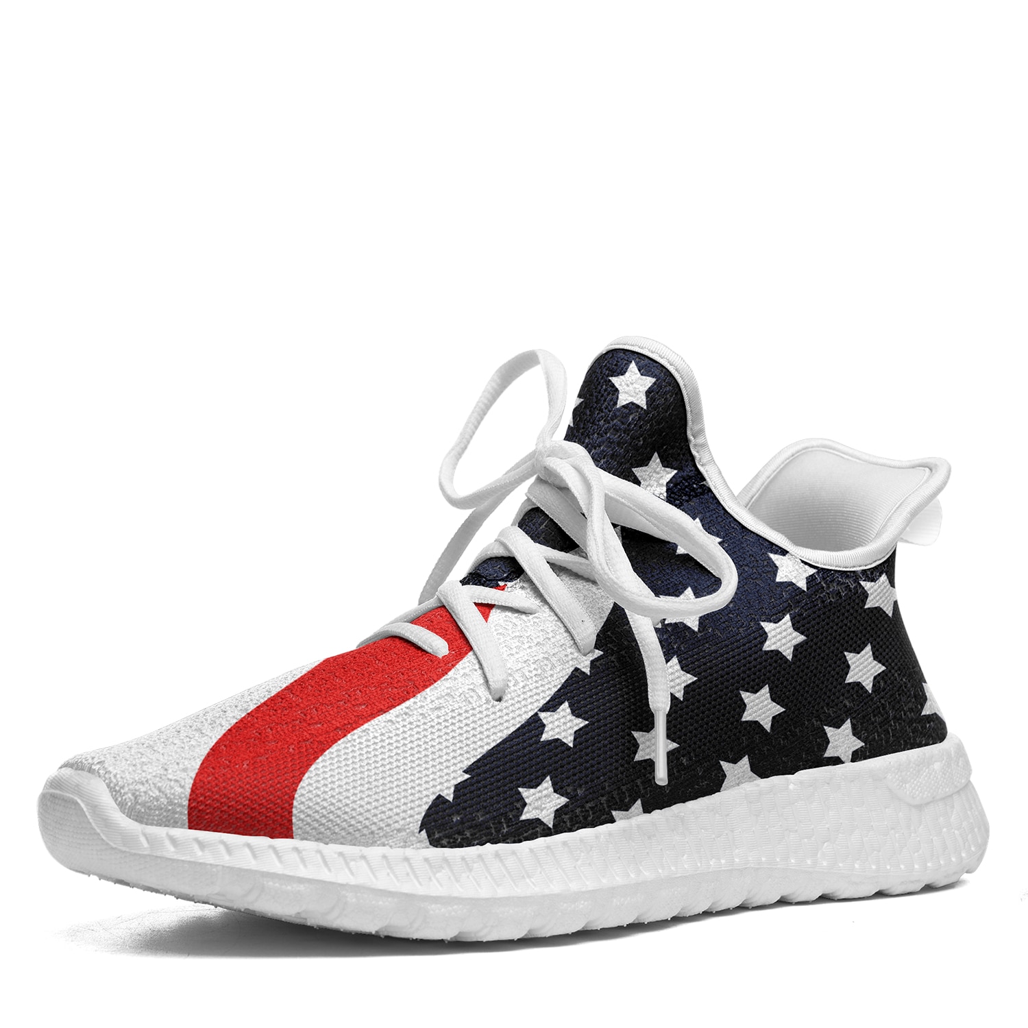 USA America Flag Shoes Athletic Running Walking Shoes Drop shipping Patriotic Print On Demand Slip-on Mens Lightweight Sneakers