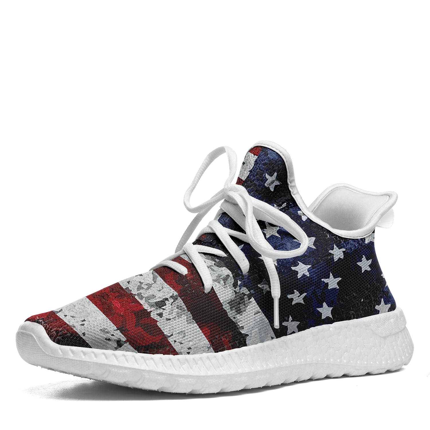 USA America Flag Shoes Patriotic Print On Demand Slip-on Mens Sneakers Lightweight Athletic Running Walking Shoes Drop shipping