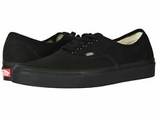 Vans Authentic All Black/Black Men's Classic Canvas Unisex Shoes 100% Original