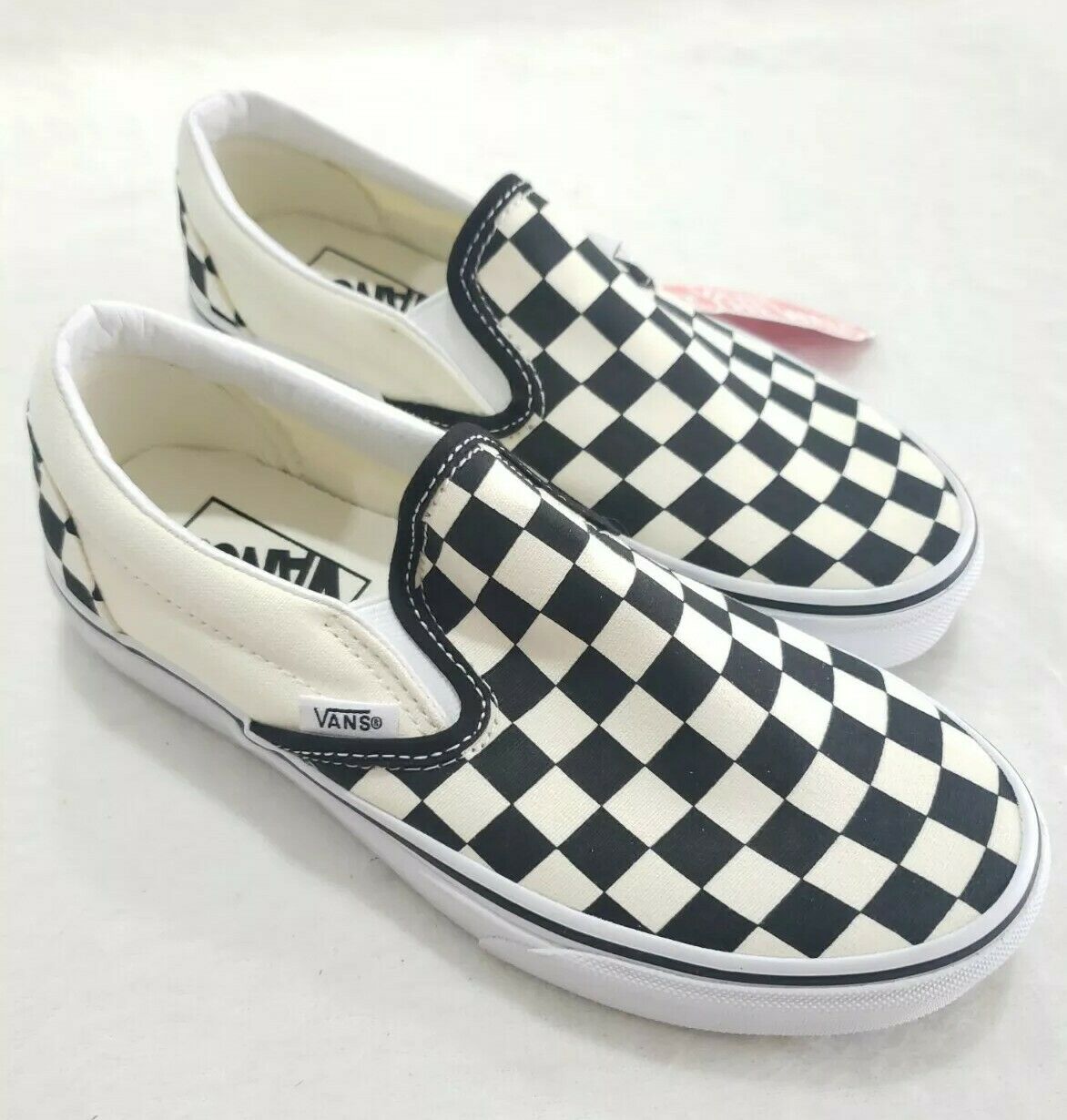 Vans Classic Slip on Checkerboard Trainer Sneaker Shoes Kids Toddler Size 3