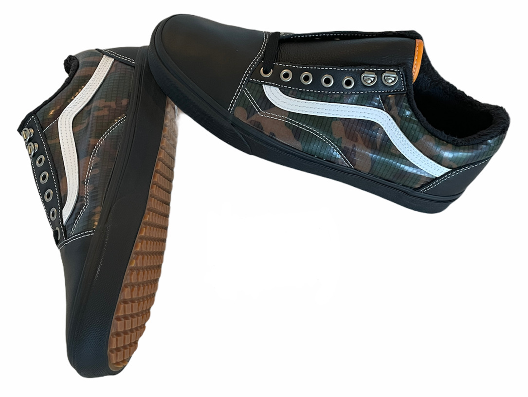 Vans Old Skool MTE Black Camo Leather Weatherized Shoes Men's Size 13 NIB New ⭐️
