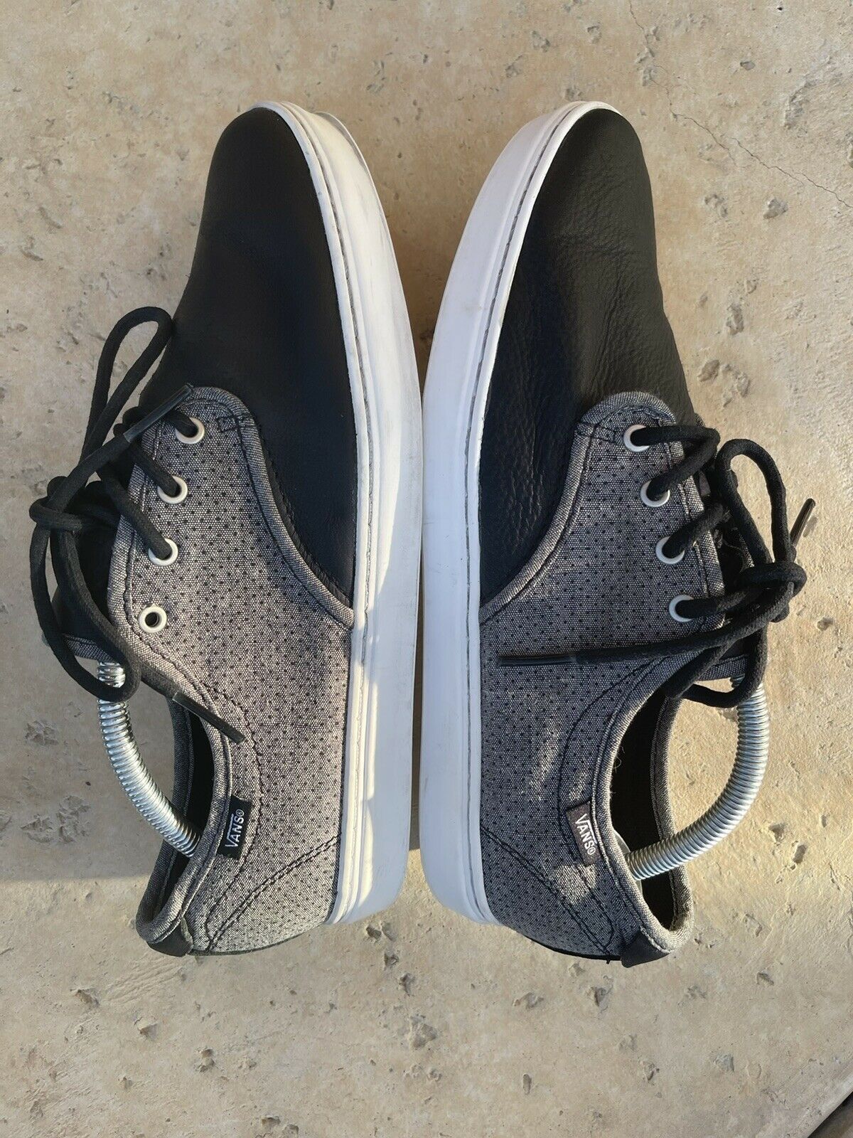 Vans OTW Black & Gray Skate Board Shoes Walking Men Sz 9.5 Hyberlife