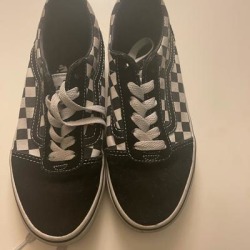 Vans Shoes | Kids Size 2 Vans | Color: Black/White | Size: 2b