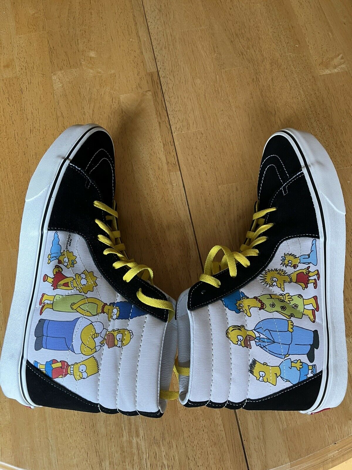 Vans x The Simpsons Men's Sk8-Hi Family Portrait Skate Shoes Size 13