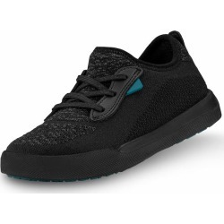 Vessi Waterproof - Weekend - Knit Sneaker Shoes for Kids - Asphalt Black on Black