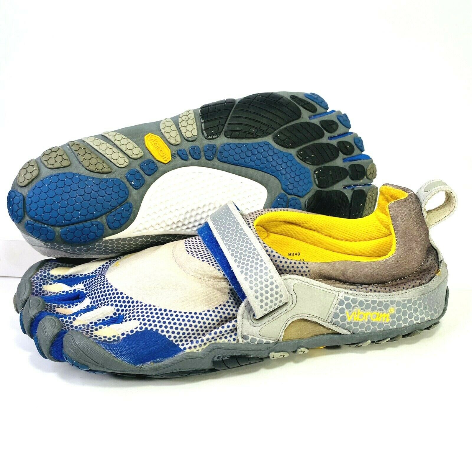 Vibram Bikila FiveFingers Barefoot Running Toe Shoes Men 43 9.5/10 Blue M349 EUC
