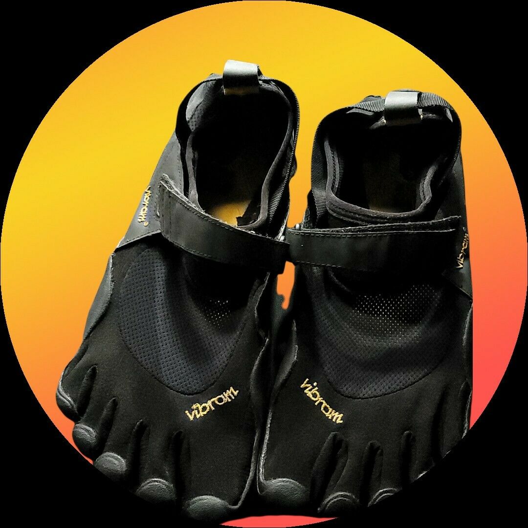 Vibram FiveFingers KSO Evo Cross Training M148 Black Running Shoes Men's Size 43