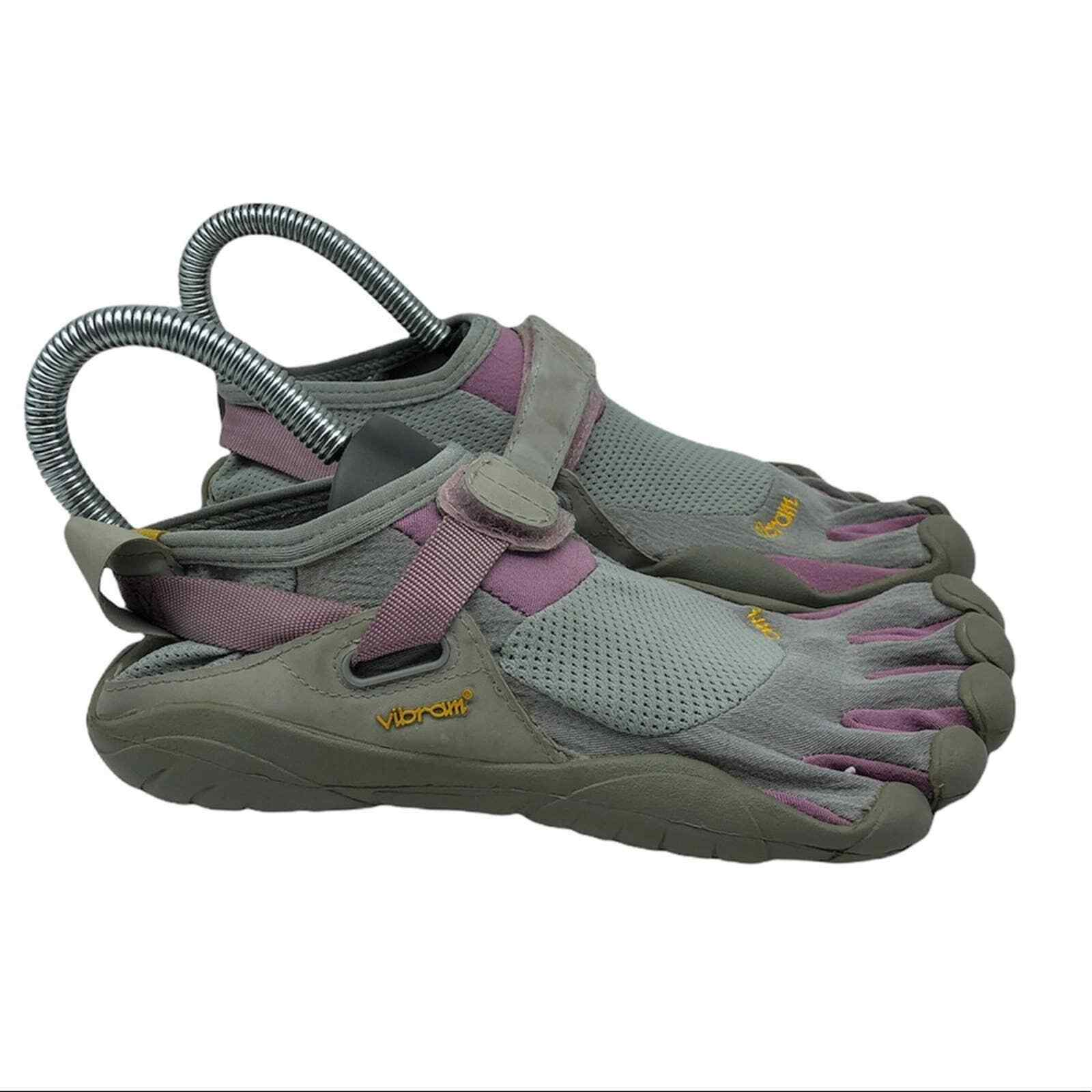 Vibram Womens Five Fingers Shoes size 36 w1459 Gray Pink Barefoot Minimal