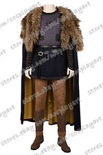 Vikings Ragnar Cosplay Costume Outfit Uniform Fast Shipping Halloween Party