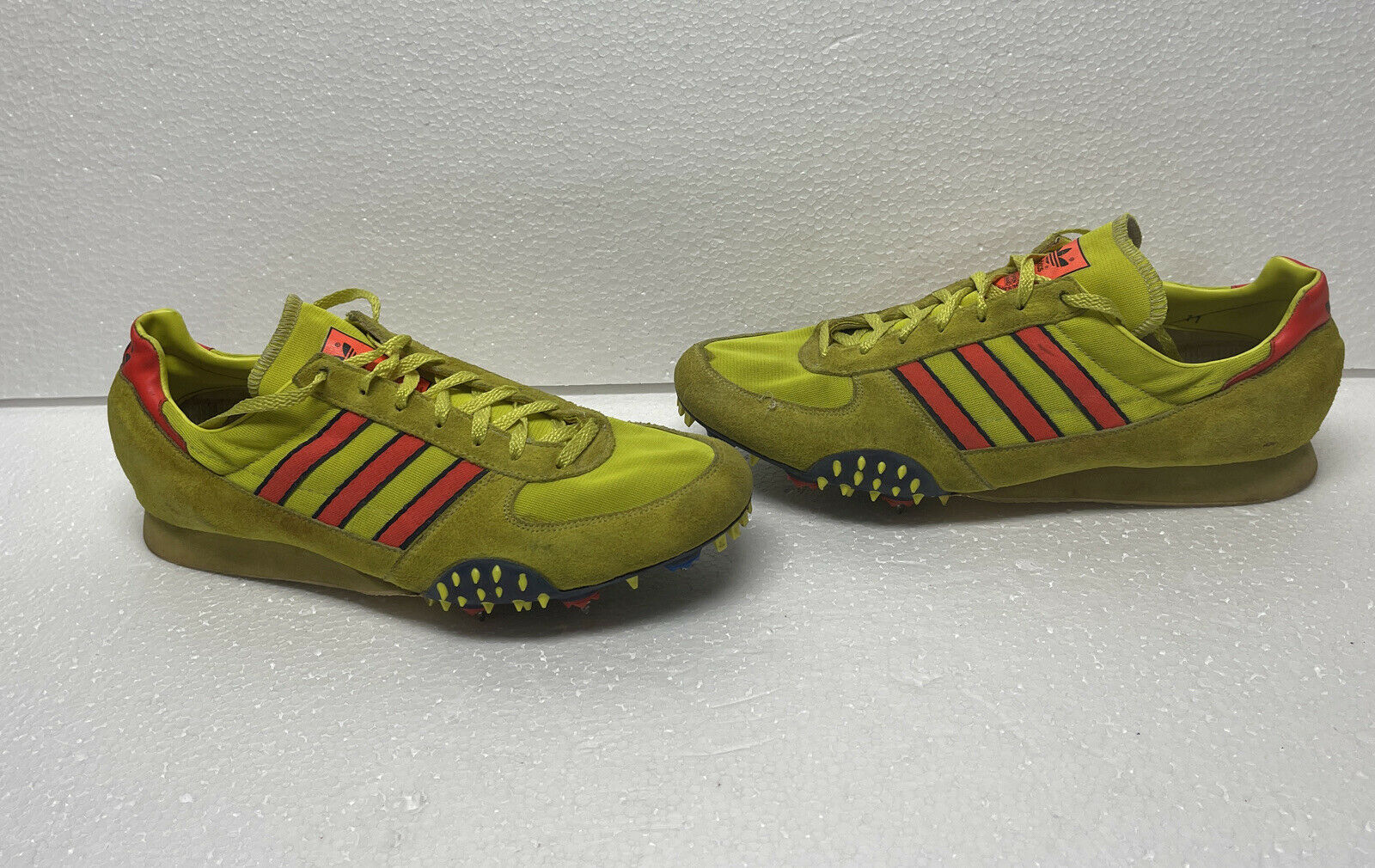 Vintage Men's Adidas Track Shoes with Spikes Size: 11
