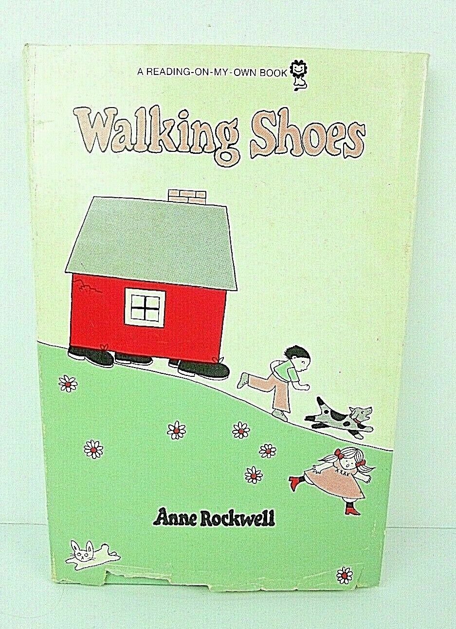 Vintage Walking Shoes 1980 Anne Rockwell RARE Hardcover 3A