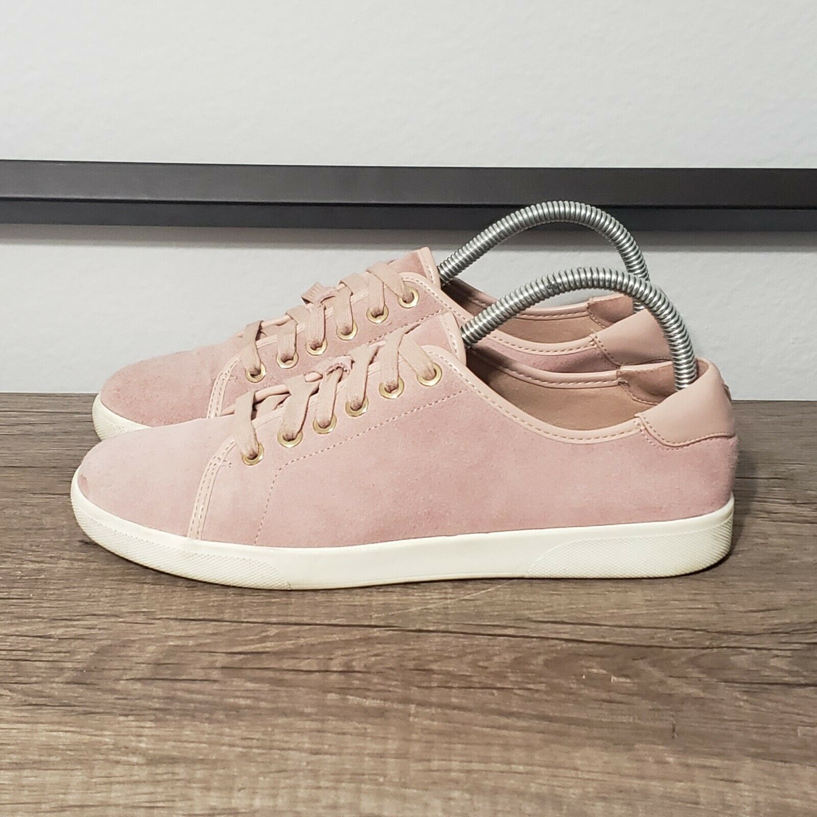 Vionic Brinley Women's Casual Shoes Size 7.5 Light Pink Suede