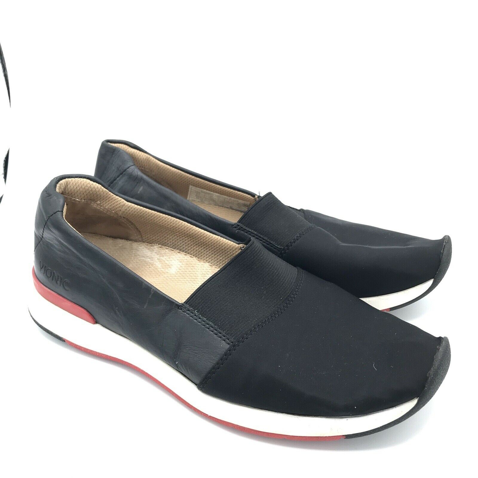 Vionic Cosmic Cameo Women’s Size 8.5 Casual Shoes Black GUC