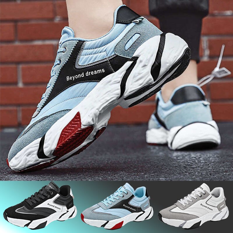 Walking Mens Sneakers Ventilation Sport Shoes Us 10.5 Male Running Shoes Shock Absorber Sports Sneakers Husband Us 4 Tennis Air