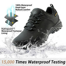Wantdo Men's Waterproof Hiking Shoes Casual Work Shoes Mountain Camping Shoes