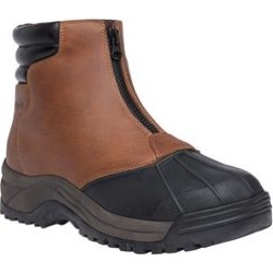 Wide Width Men's Propet Zip Hiking Boots by Propet in Brown Black (Size 12 W)