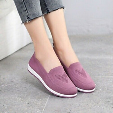 Women Casual Flats Loafers Shoes Sneakers Slip On Walking Breathable Shoes Comfy