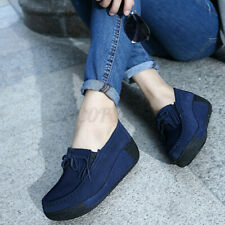 Women Casual Platform Tassel Loafers Shoes Bow Slip on Creeper- Clearance Sale！!