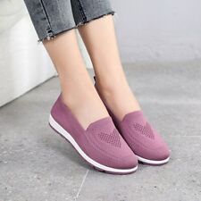 Women Casual Shoes Sneakers Slip On Comfort Flat Loafers Walking Breathable Shoe