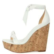 Women Fashion Cork Wedge Peep Toe High Heels Platform Shoes Slingback Sandals sz