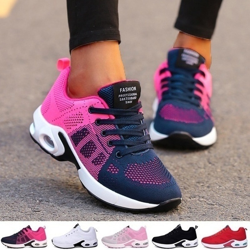 Women Running Shoes Breathable Casual Shoes Outdoor Light Weight Sports Shoes Casual Walking Sneakers shoes for sneakers vans