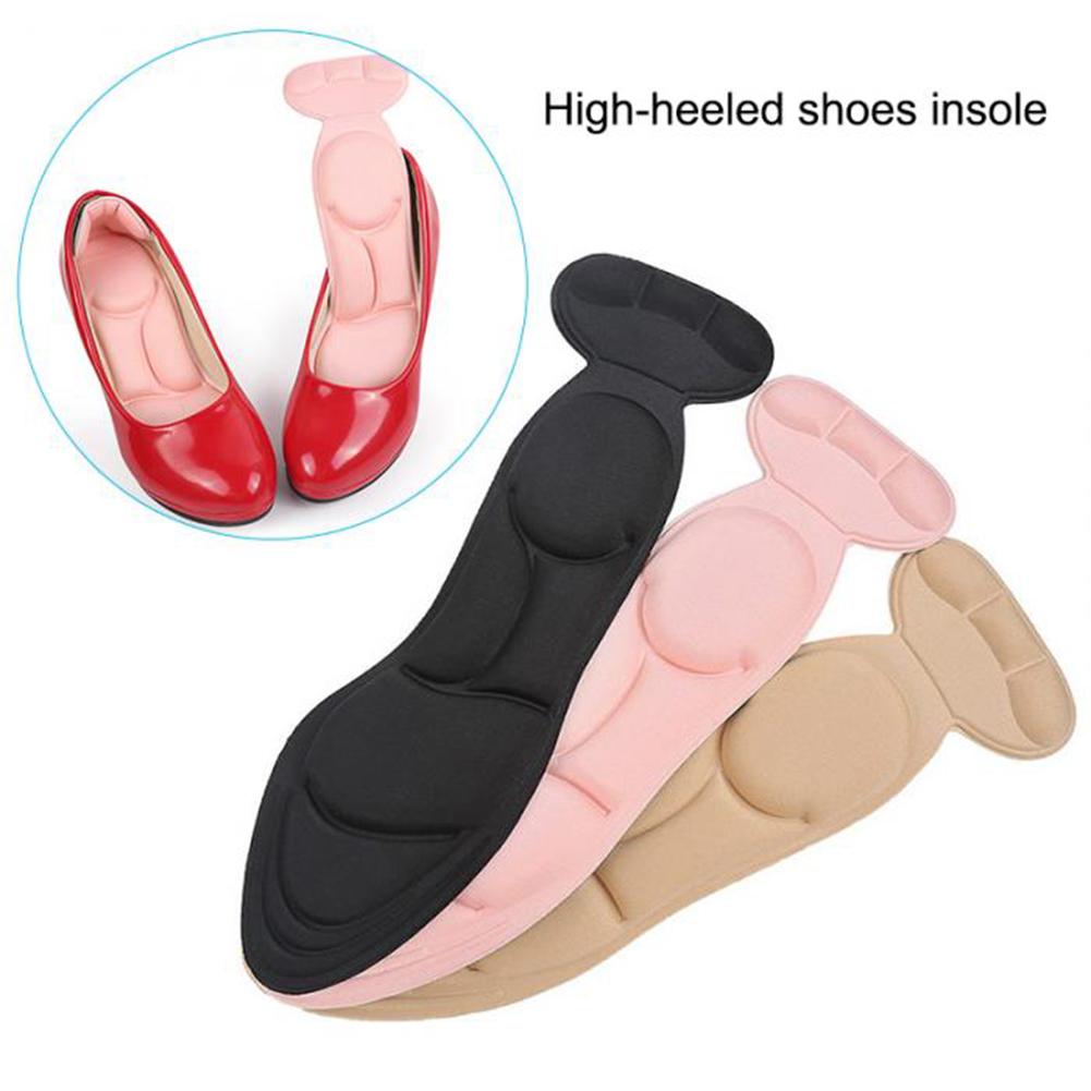 Women Soft Breathable Comfortable Anti-slip High-heeled Shoes Insole Inserts Back Heel Pad Foot Care New