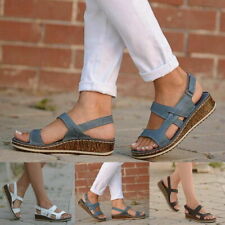 Women' Summer Orthopedic Wedge Sandals Casual Walking Slingback Flat Shoes Soft