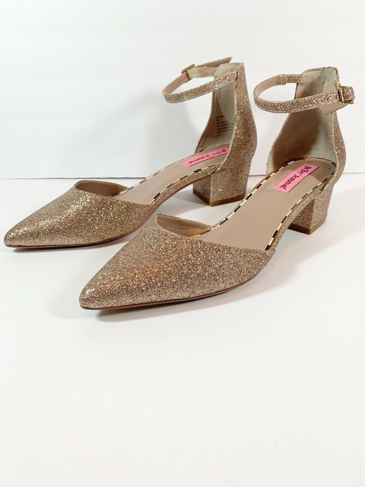 Women’s Betsey Johnson Sparkly Maibel Pump Heel Shoes 8B