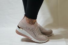 Womens Fashion Running Trainers Ladies Sneakers Slip On Walking Gym Shoes BNIB
