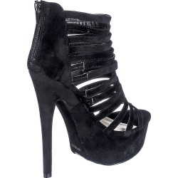 Women's Imac-08 High Heel Platform Shoe Black