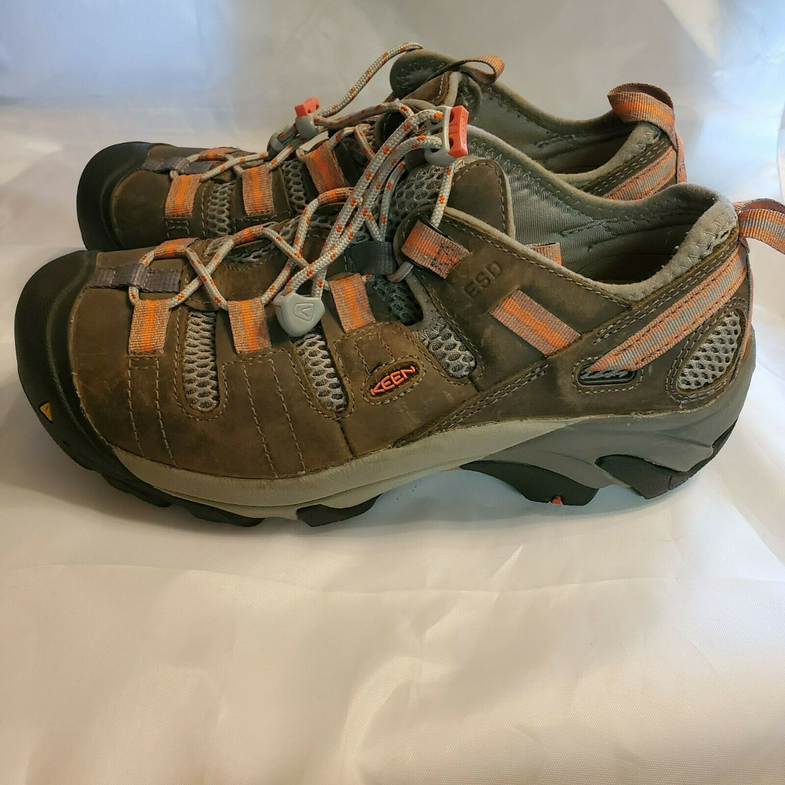 Women's Keen Atlanta Cool ESD Hiking Trail Shoes Boots Size 9