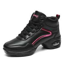 Women's Lace-up Dance Sneaker High Arch Athletic Walking Jazz Shoes Breathable