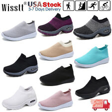 Women's Mesh Walking Shoes Air Sneakers Gym Athletic Knit Running Casual Outdoor