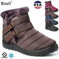Womens Outdoor Fashion Snow Boots Skiing Short Indoor Warm Cotton Winter Shoes
