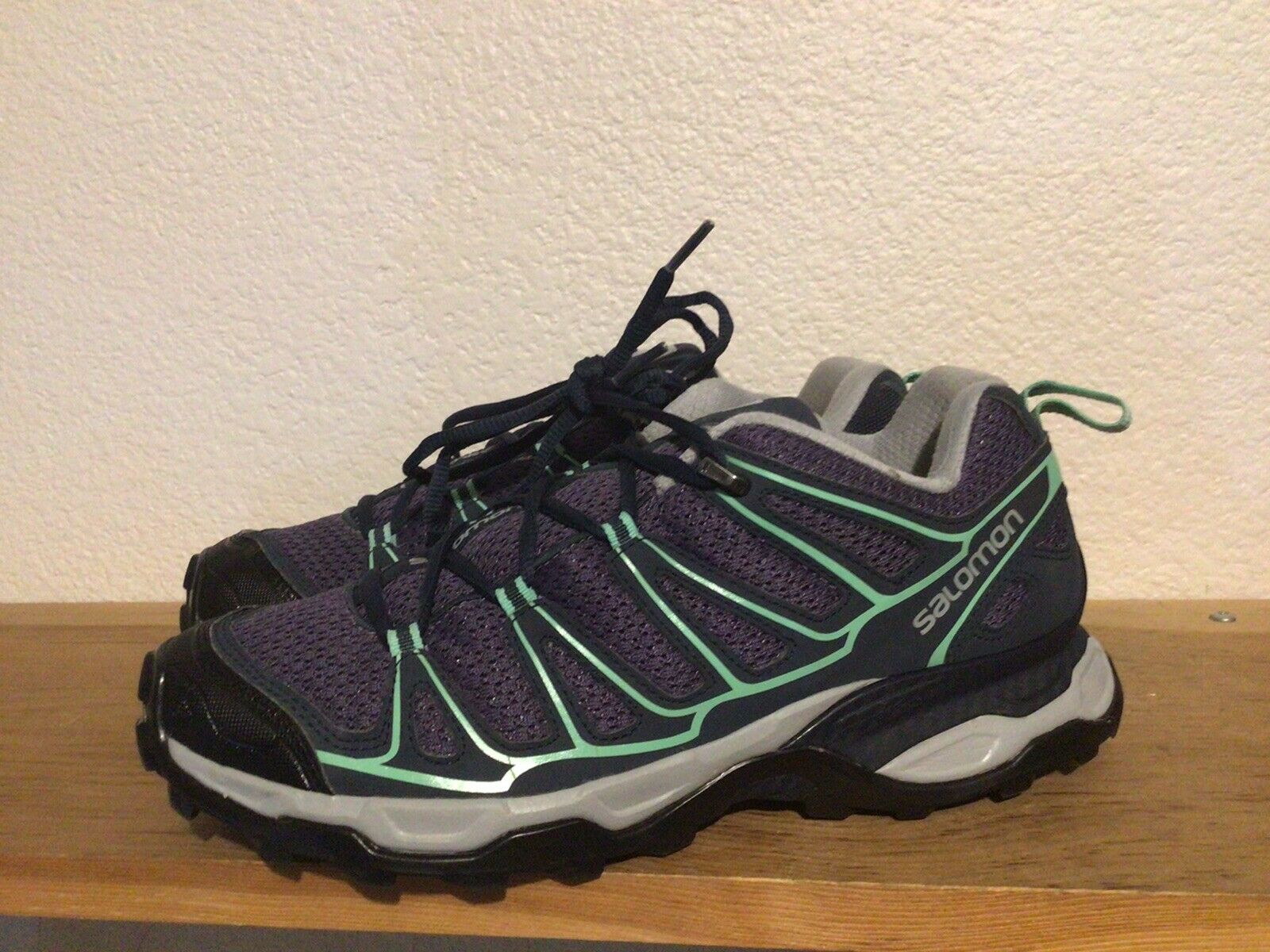 Women’s Salomon Blue X-Ultra Low Sz 8 US Running Trail Hiking Shoes Sneakers
