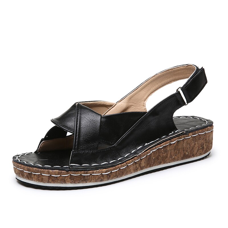 Women's Sandals Summer Female Slippers Flat Wedges Shoes Woman Peep-toe Comfort Platform Sandalias Casual Shoes Mujer Slingback