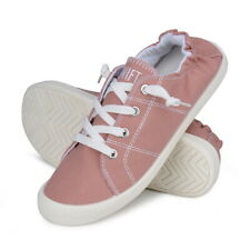Women's Slip On Canvas Sneaker Low Top Casual Walking Shoes Classic Comfort Flat