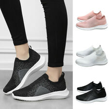 Women's Slip On Walking Shoes Athletic Casual Breathable Mesh Fashion Sneakers