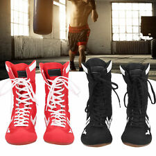 Wrestling Boxing Shoes High‑top Ankle for Martial Arts Taekwondo Sanda Training