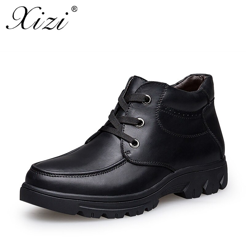 XIZI Brand Men Autumn Winter Boots Fashion classic Style Male Keep warm Motorcycle Boots Shoes High-Cut Men Casual zanotti Shoes