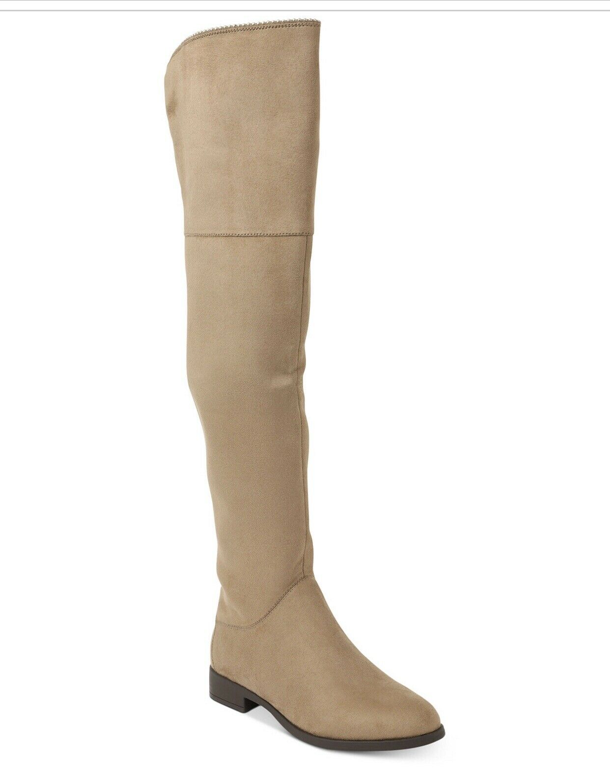 Xoxo Tristen Women Shoes Taupe Over-the-Knee Boot Black Sz 8 M