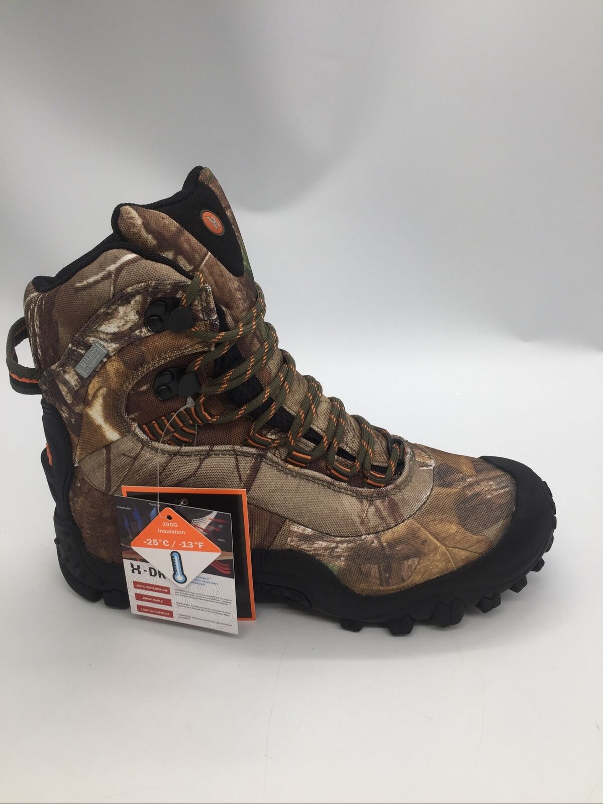 XPETI - Men’s Thermator Mid-Rise Waterproof Hiking Boot - Insulated - Camo Print
