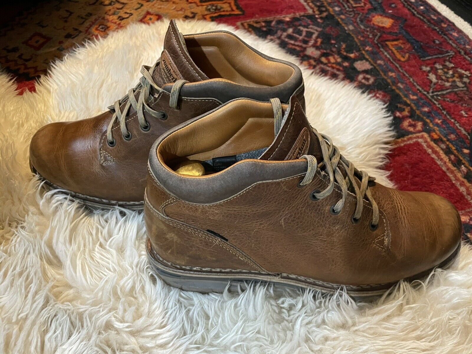 Zamberlan Gore-Tex Leather Trekking Hiking Boots Men’s Sz 44 9.5 Made In Italy