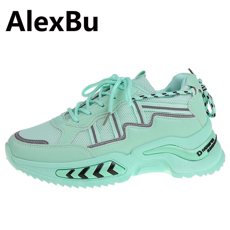 Zapatillas Vans Mujer Breathable Mesh Woman Sneakers Fashion Lacing Outdoor Non Slip Walking Casual Running Shoes Basket Femme